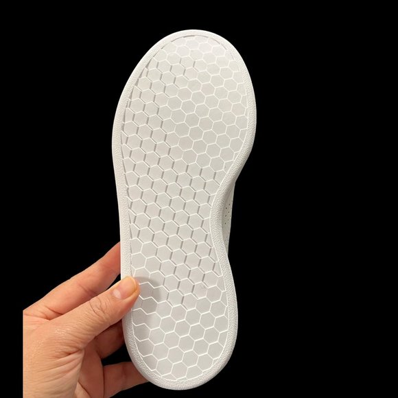 Adidas Advantage Big Boys Lace up Sneakers Size 3.5 White Comfortable Shoes - Picture 13 of 15